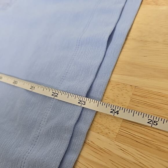 NWT Madewell Womens Bombay Relaxed Henley Long Sleeve Top Blue Size Medium NU850 - Picture 6 of 9